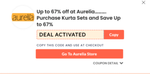 Aurelia Coupon Code