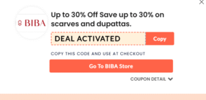 BIBA Promo Code